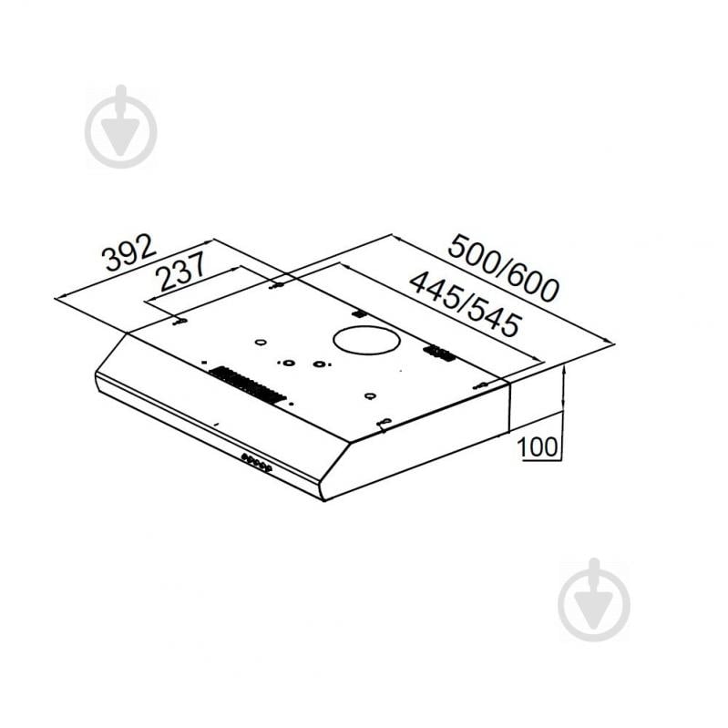 Витяжка Pyramida UX 60 IV - фото 2