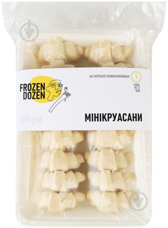 Тісто заморожене Frozen Dozen Мінікруасани 400 г - фото 1