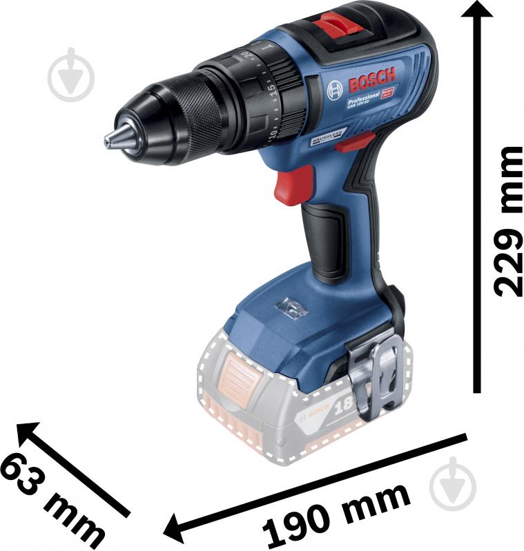 Набор инструментов Bosch Professional GWS 180-LI + GSB 18V-50 0615990M8S - фото 6