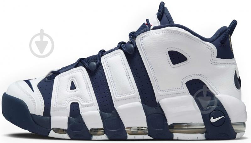 Кросівки чоловічі демісезонні Nike AIR MORE UPTEMPO '96 OLYMPIC FQ8182-100 р.44 сині із білим - фото 2