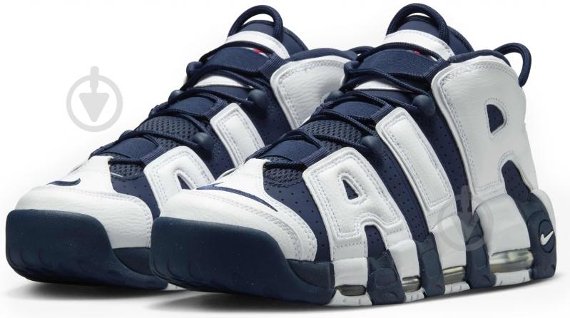 Кросівки чоловічі демісезонні Nike AIR MORE UPTEMPO '96 OLYMPIC FQ8182-100 р.44 сині із білим - фото 3