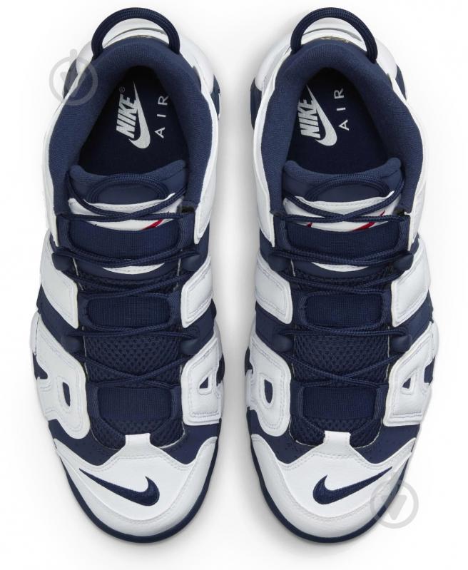 Кросівки чоловічі демісезонні Nike AIR MORE UPTEMPO '96 OLYMPIC FQ8182-100 р.44 сині із білим - фото 5