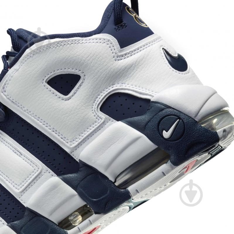 Кроссовки мужские демисезонные Nike AIR MORE UPTEMPO '96 OLYMPIC FQ8182-100 р.44 синие с белым - фото 7