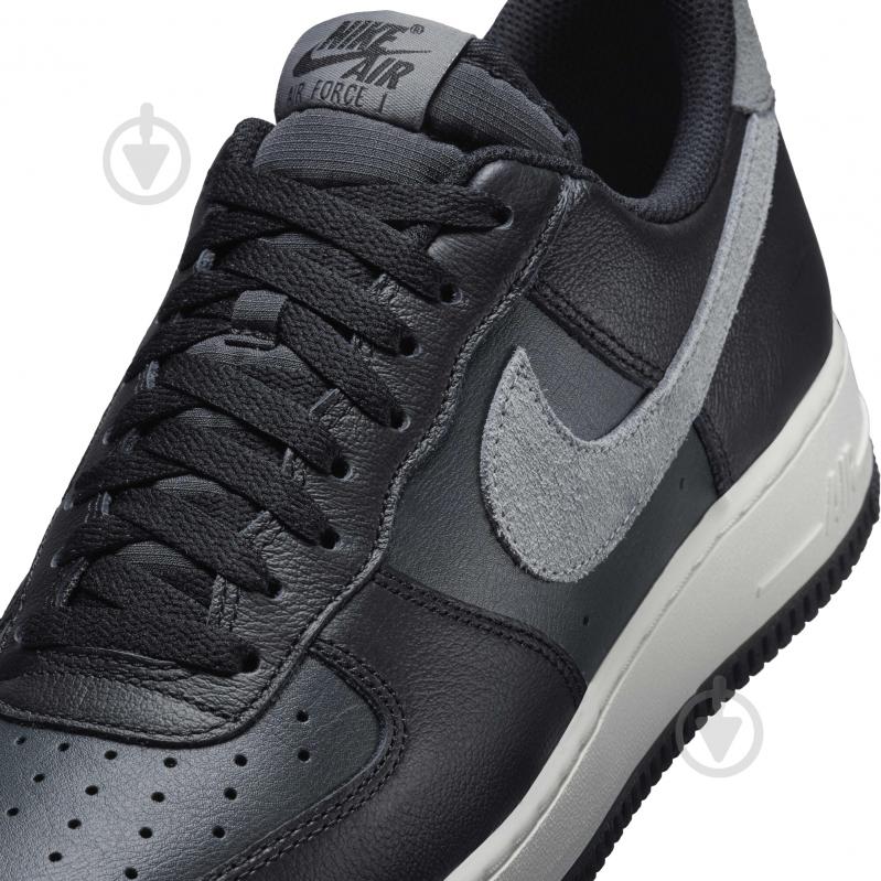 Кроссовки мужские демисезонные Nike AIR FORCE 1 '07 LV8 FJ4170-004 р.44 черные - фото 6