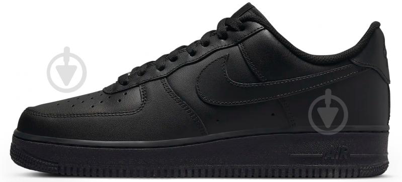 Кроссовки мужские демисезонные Nike AIR FORCE 1 '07 CW2288-001 р.44,5 черные - фото 2