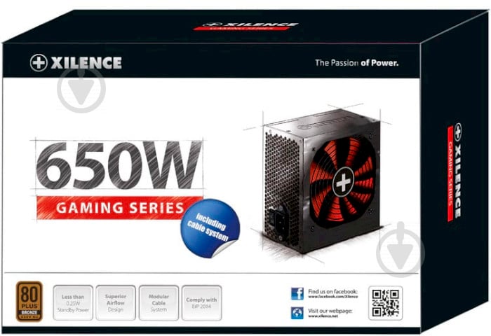 Блок живлення Xilence Gaming 2 XP650R10 650 Вт - фото 4