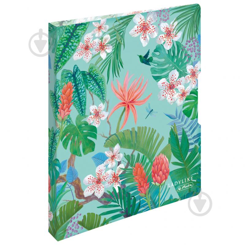 Папка-регистратор на 2 кольцах 16 мм А4 Ladylike Jungle Herlitz 50044030 - фото 1 Папка-регистратор на 2 кольцах 16 мм А4 Ladylike Jungle Herlitz 50044030 - фото 1
