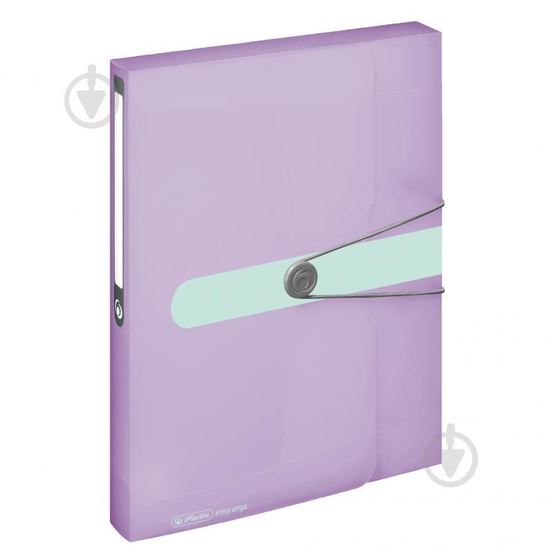 Папка-бокс 4 см А4 Pastel Lilac Herlitz 11408994 - фото 1