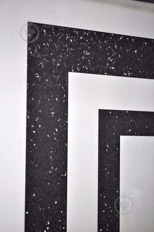 Картина на дзеркалі X10 GLITTER SQUARE BLACK №3308 94x94 см SEAPS - фото 4