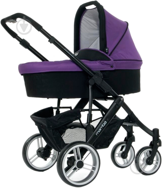 Коляска універсальна 2 в 1 ABC Design Mamba Purple-black 61028/208 - фото 1