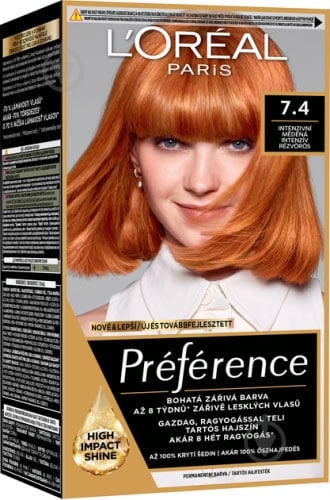 Фарба для волосся L'Oreal Paris Preference №7.4 174 мл - фото 1