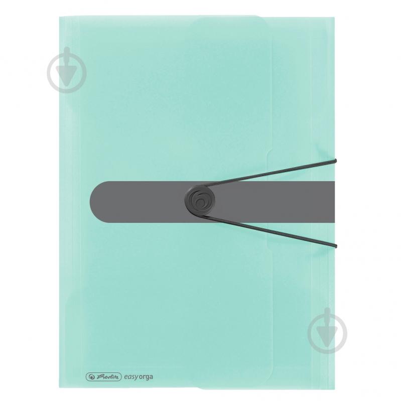 Папка на резинці А4 Pastel Mint Herlitz 11408770 - фото 1 Папка на резинці А4 Pastel Mint Herlitz 11408770 - фото 1