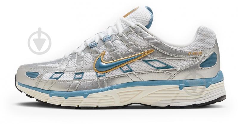 Кроссовки мужские демисезонные Nike P-6000 HJ7246-100 р.45 белые с серым - фото 2