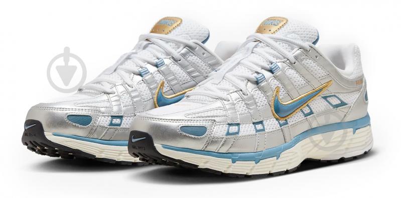 Кроссовки мужские демисезонные Nike P-6000 HJ7246-100 р.45 белые с серым - фото 3