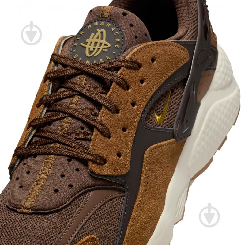 Кросівки чоловічі демісезонні Nike AIR HUARACHE RUNNER DZ3306-201 р.45 коричневі - фото 8