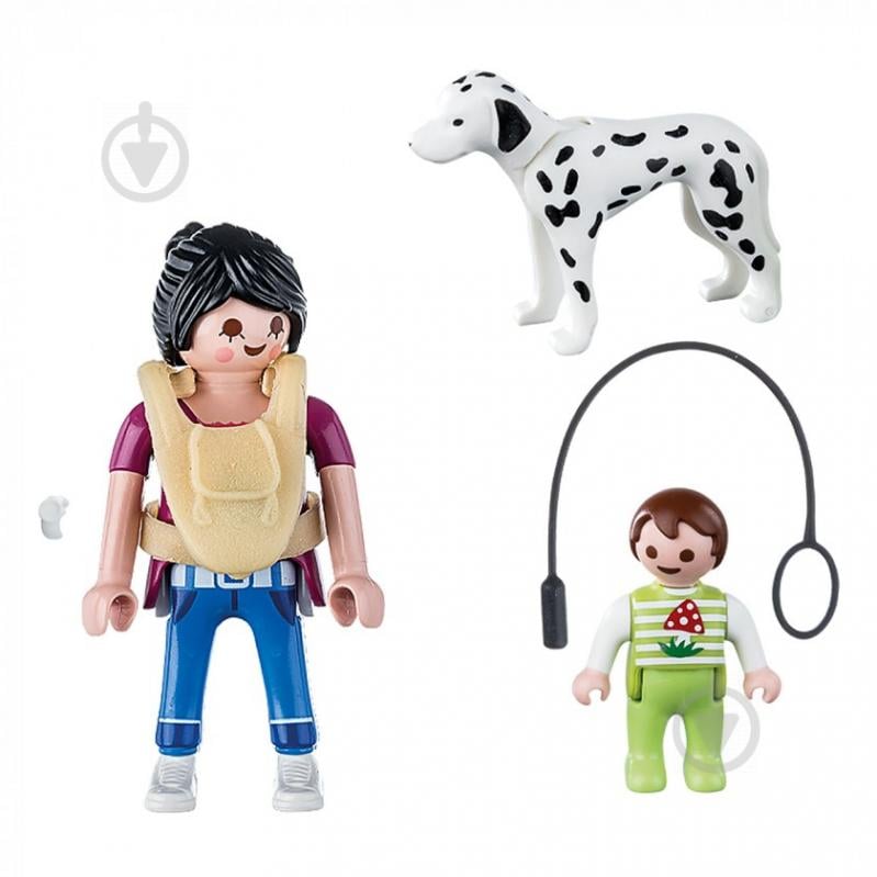 Конструктор Playmobil Мама з дитиною і собакою 70154 6336511 - фото 3