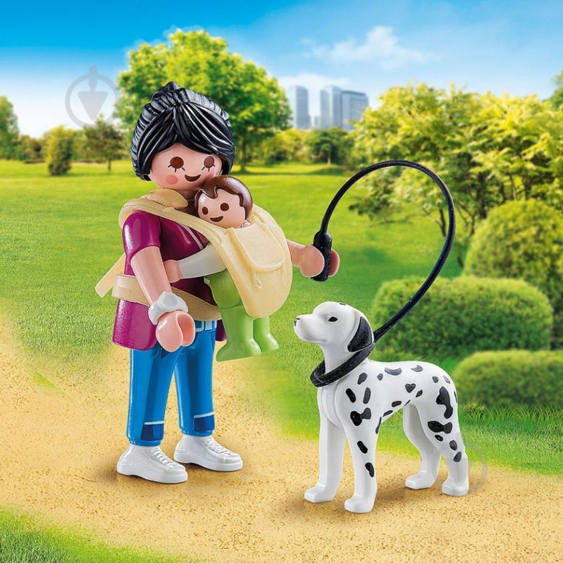 Конструктор Playmobil Мама з дитиною і собакою 70154 6336511 - фото 2