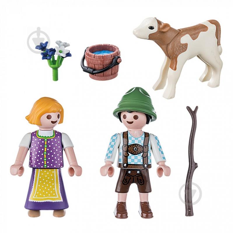 Конструктор Playmobil Дети с теленком 70155 6336512 - фото 3