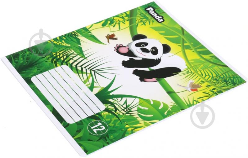 Тетрадь школьная 12 листов в линию Panda - фото 3 Тетрадь школьная 12 листов в линию Panda - фото 3