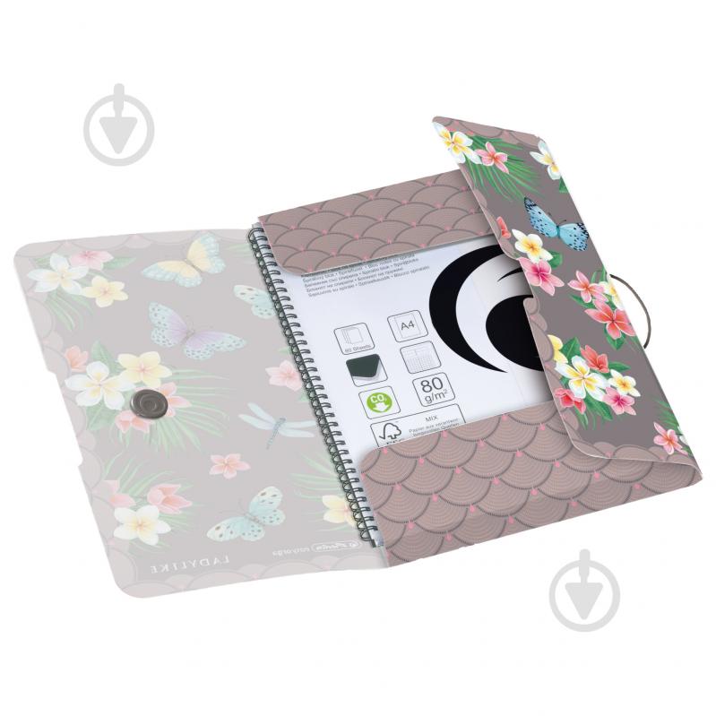 Папка на резинке А4 Ladylike Butterfly Herlitz 50044009 - фото 2