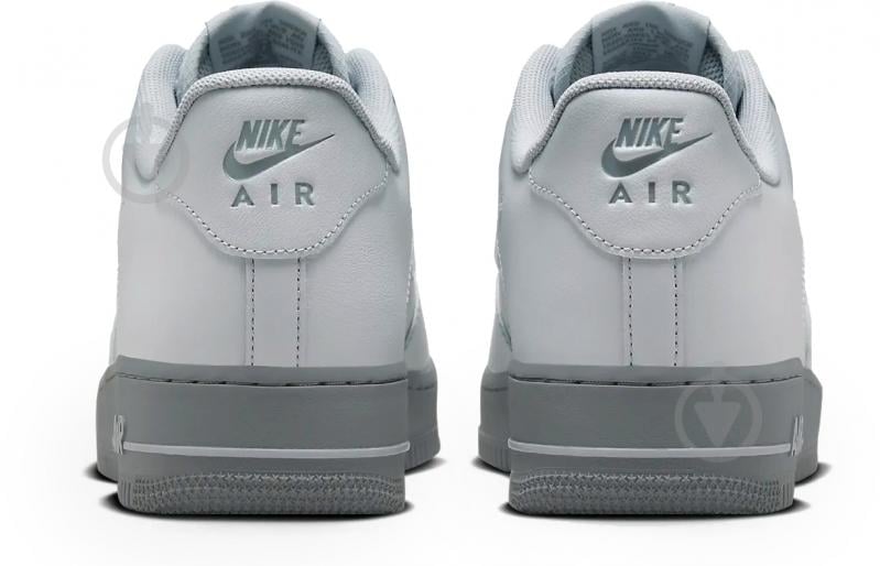 Кроссовки мужские демисезонные Nike AIR FORCE 1 JEWEL HM0621-001 р.45 серые - фото 4