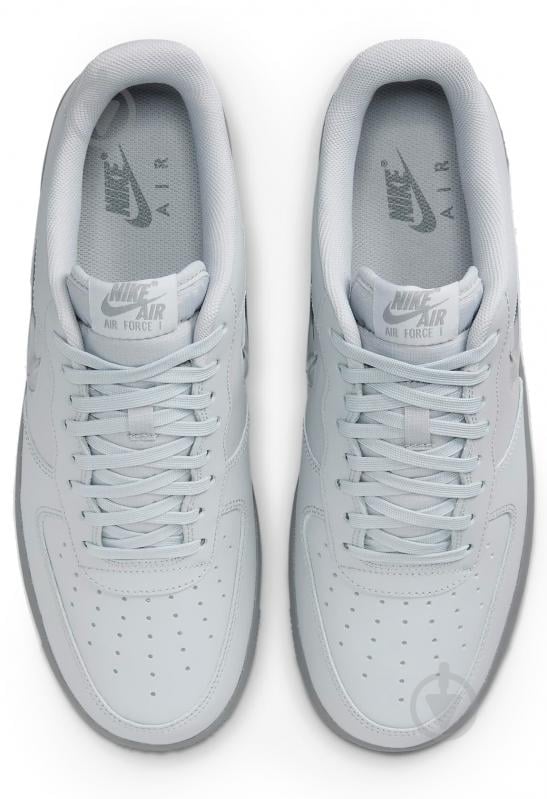 Кроссовки мужские демисезонные Nike AIR FORCE 1 JEWEL HM0621-001 р.45 серые - фото 5