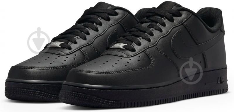 Кроссовки мужские демисезонные Nike AIR FORCE 1 '07 CW2288-001 р.45 черные - фото 3