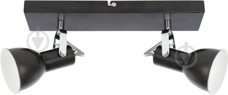 Спот Globo Xenia 2x40 Вт E14 черный 54643-2 - фото 1