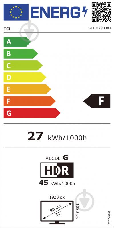 Телевізор TCL 32FHD7900 - фото 10