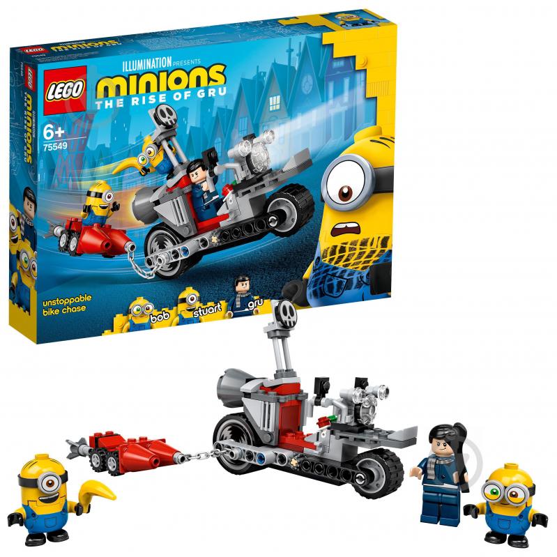 Конструктор LEGO Minions Нестримне переслідування на мотоциклі 75549 - фото 2