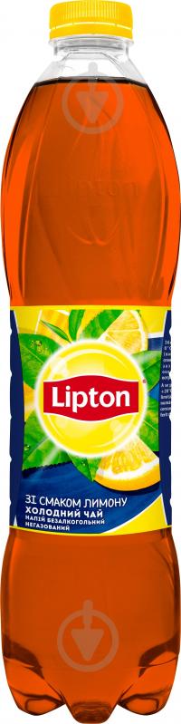 Чай Lipton Чорний з лимоном 1,5 л (4823063102018) - фото 1
