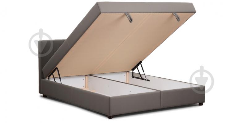 Кровать с подъемным механизмом PRAKTICA Sofa Амели L16 160x200 см серый - фото 2