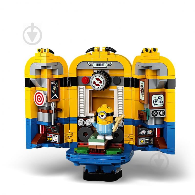 Конструктор LEGO Minions Складені з кубиків міньйони та їхнє лігво 75551 - фото 5