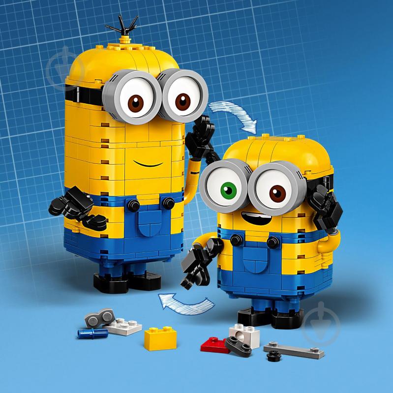 Конструктор LEGO Minions Складені з кубиків міньйони та їхнє лігво 75551 - фото 8