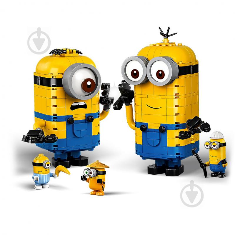 Конструктор LEGO Minions Складені з кубиків міньйони та їхнє лігво 75551 - фото 2