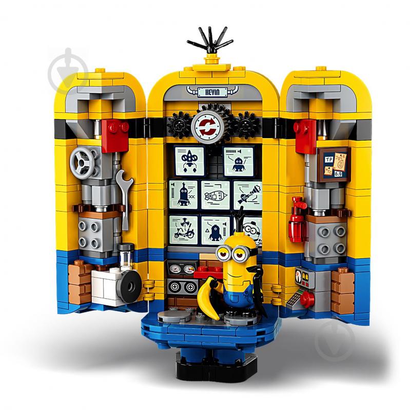 Конструктор LEGO Minions Складені з кубиків міньйони та їхнє лігво 75551 - фото 4