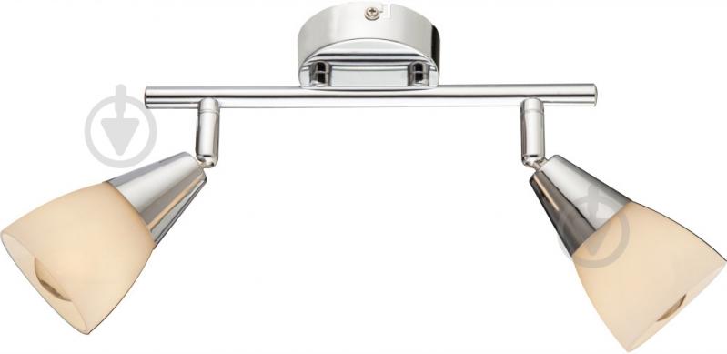 Спот Globo Tadeus 2x40 Вт E14 хром 54919-2 - фото 1