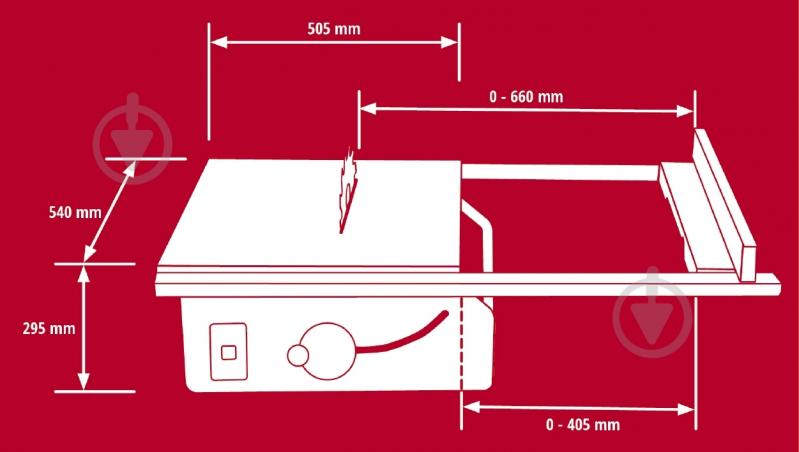 Пила циркулярная Einhell TE-TS 254 T 4340430 - фото 11