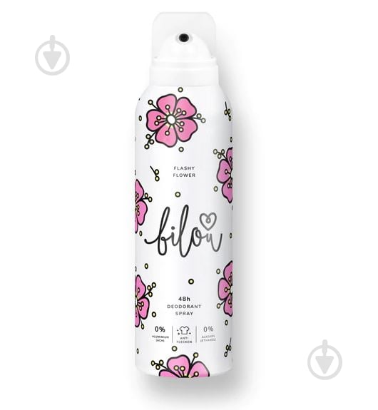 Дезодорант для женщин Bilou Deodorants Bilou Flashy Flower 150 мл - фото 1