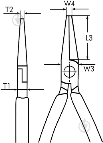 Тонкогубцы изогнутые WURTH DIN ISO 5745 L160MM ZEBRA 1 шт. 071401562 - фото 4