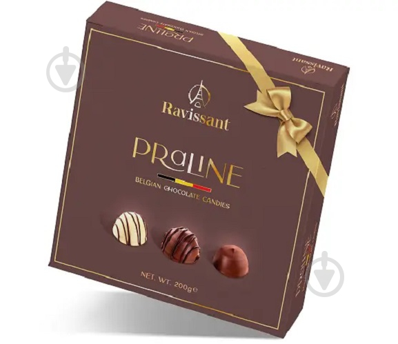 Шоколадні цукерки зі смаком PRALINE 200 г - фото 1