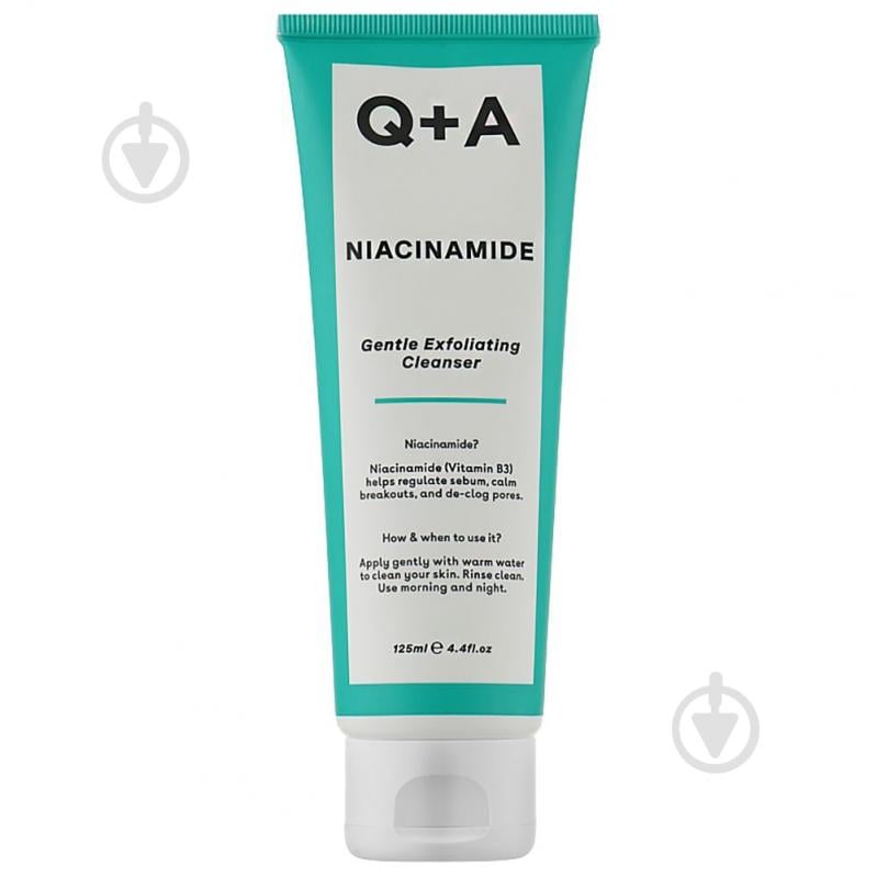 Гель для вмивання Q+A Niacinamide Gentle Exfoliating Cleanser 125 мл - фото 1