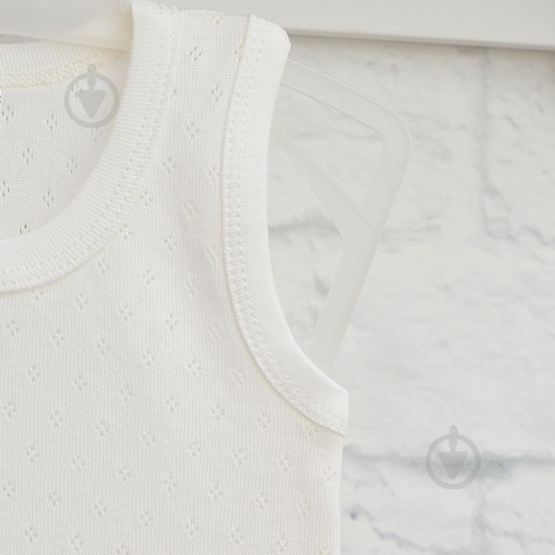 Боді-майка унісекс Blanka р.62-68 бежевий 110806 - фото 2