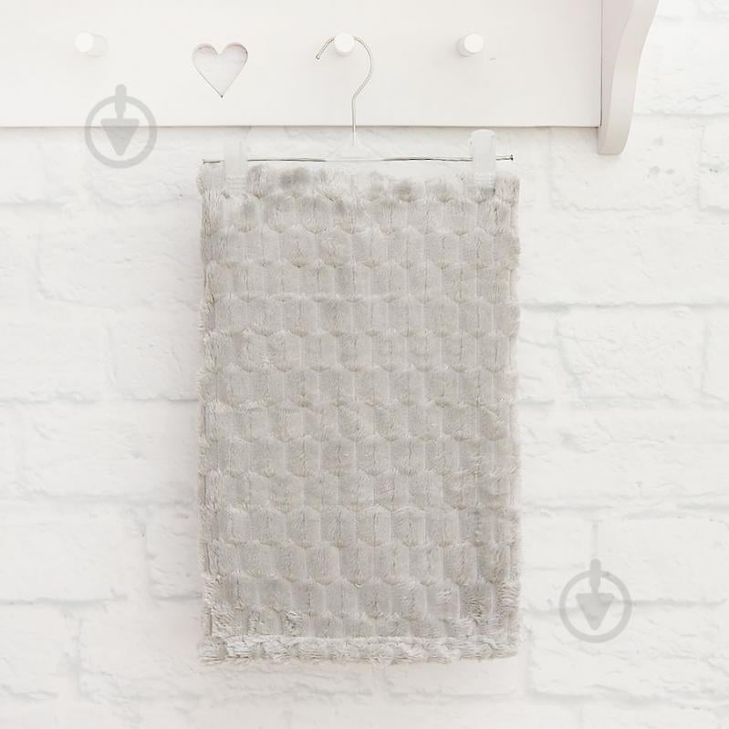 Плед Blanka Соти 75x85 см сірий - фото 2