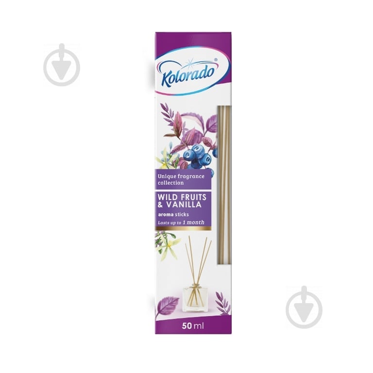 Дифузор Kolorado Aroma Sticks Фрукти і ваніль 50 мл - фото 1