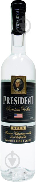 Водка President® Gold 40% (4820050232628) 0,7 л - фото 1