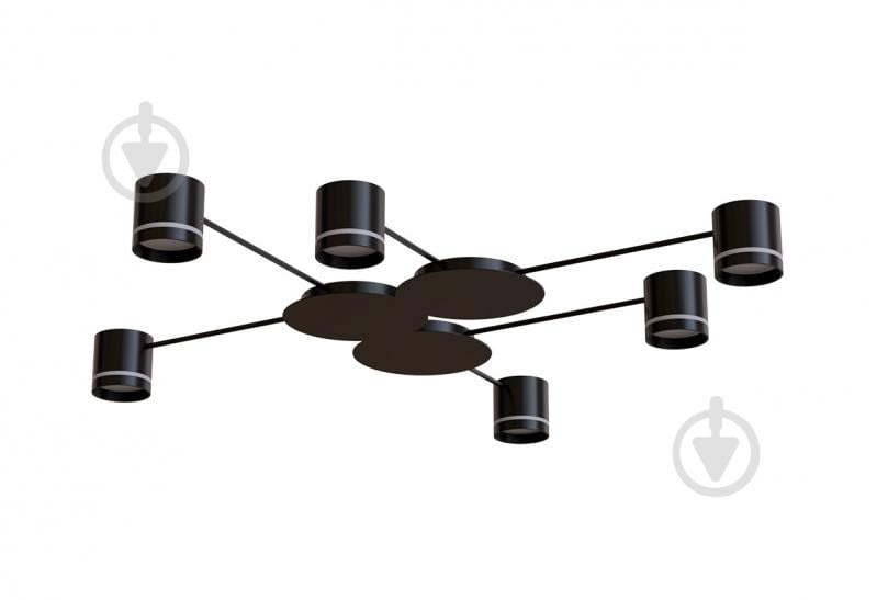 Люстра потолочная Hopfen STARK CL-6/3-133 6xGX53 BK 6xGX53 черный - фото 1