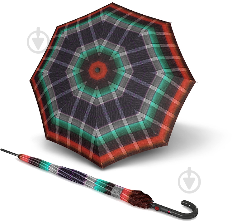 Зонт Knirps T.703 Stick Automatic Ingrid Pumpkin Kn96 3703 8390 - фото 1
