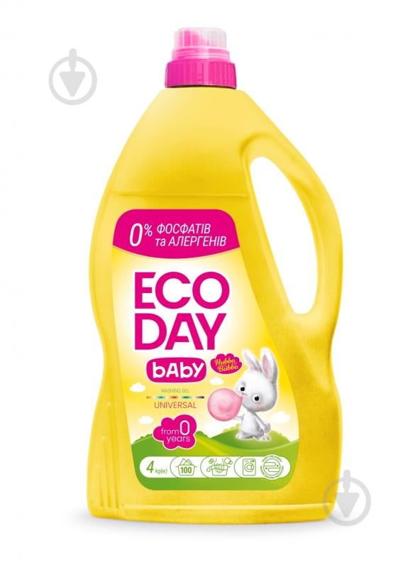 Гель для машинного та ручного прання ONIKS ECO DAY Baby UNIVERSAL 4 кг - фото 1