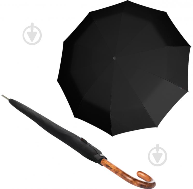 Зонт Knirps T.771 Long Automatic Black Kn96 3771 1000 - фото 1